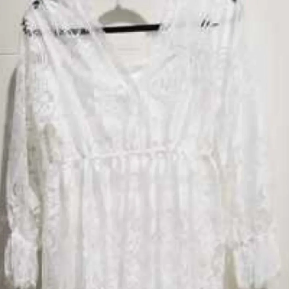 Boho Beauty All over Lace Flounce Sleeve maxi Dress - Picture 10 of 16